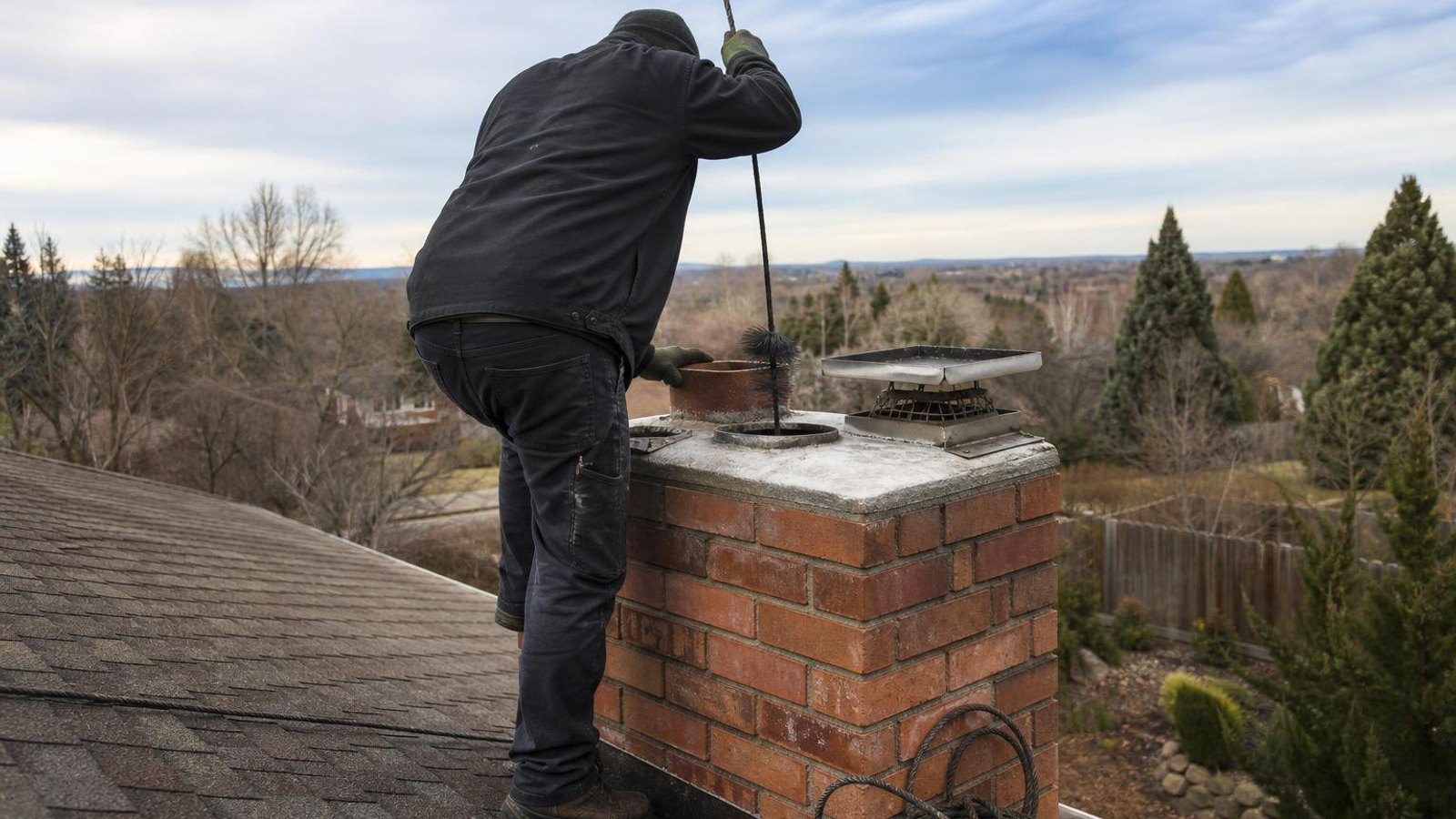 Practical chimney sweep & inspection in Fairfield